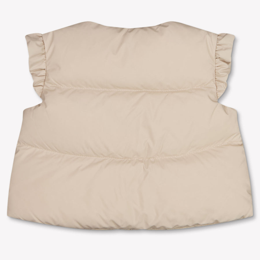 Moncler Olivia Bébé Filles Bodywarmer Beige Clair