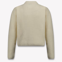 Moncler Enfants Filles Cardigan en blanc cassé