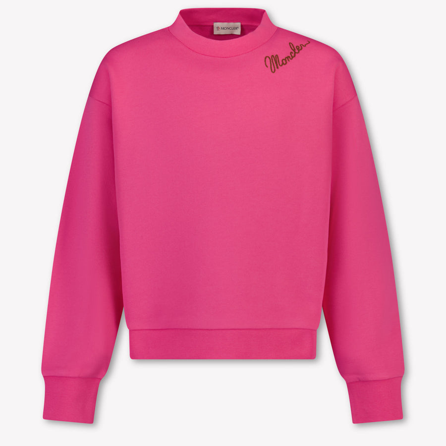 Moncler niños Chicas suéter en Fucsia