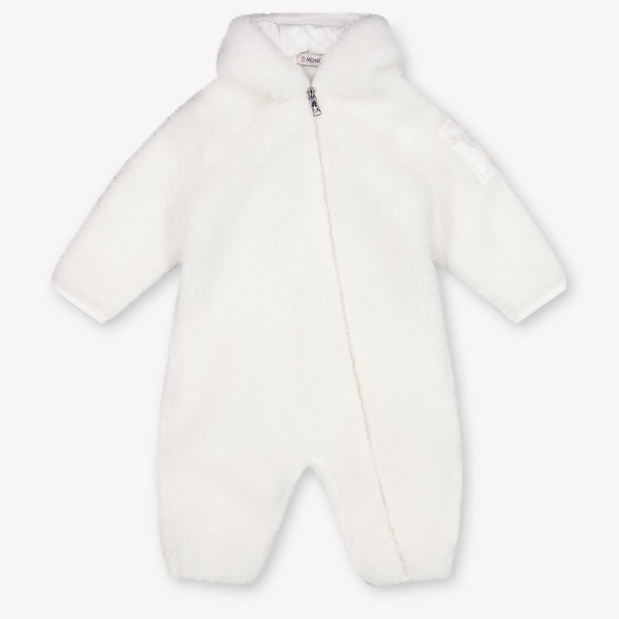 Moncler Bébé Unisexe Combishort en blanc cassé