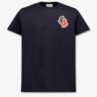 Moncler Bambini Ragazzi Maglietta dentro Navy