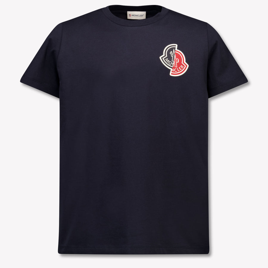 Moncler Bambini Ragazzi Maglietta dentro Navy