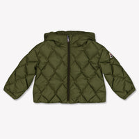 Moncler Ava bébé Filles Manteaux d'hiver Vert Foncé