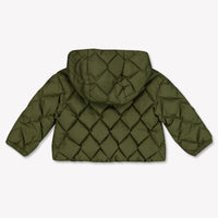 Moncler Ava bébé Filles Manteaux d'hiver Vert Foncé