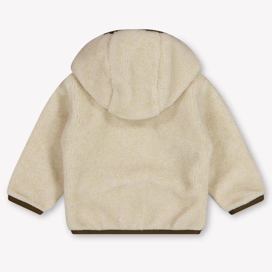 Moncler Baby Boys Cardigan In Light Beige
