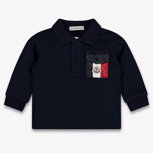 Moncler Bébé Garçons Polo En Navy