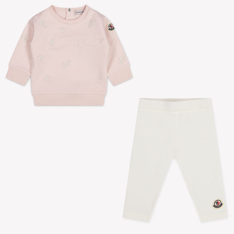 Moncler Baby Mädchen Jogginganzug In Hellrosa