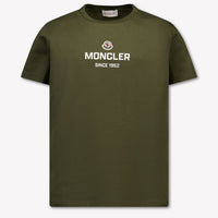 Moncler Bambini Ragazzi Maglietta dentro Esercito