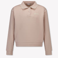 Moncler Enfants Filles Pull en Rose Léger
