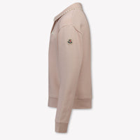 Moncler Enfants Filles Pull en Rose Léger