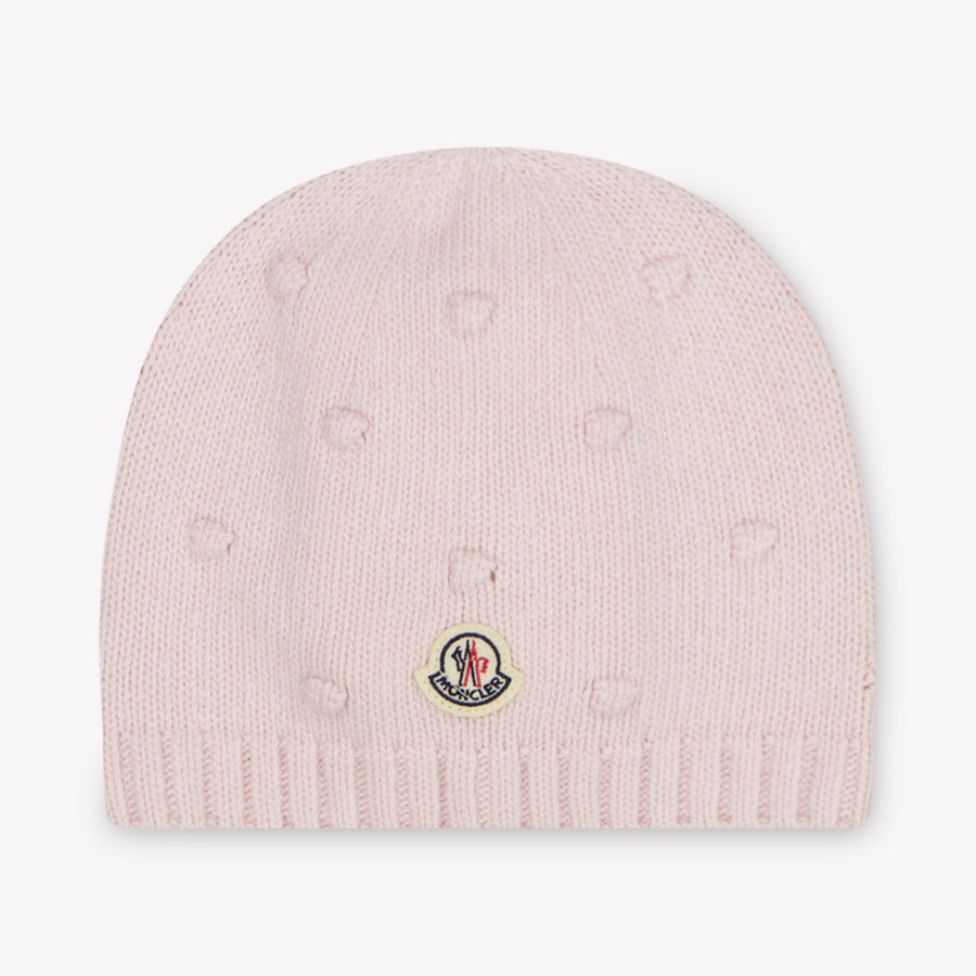 Moncler Baby Mädchen Hut rein Hellrosa