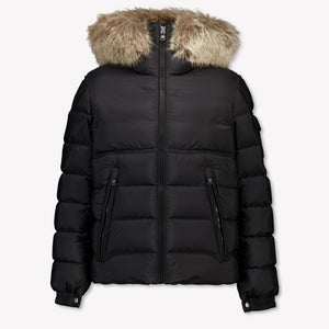 Moncler Nuovo Byron Kinder Ragazzi Cappotti invernali dentro Nero