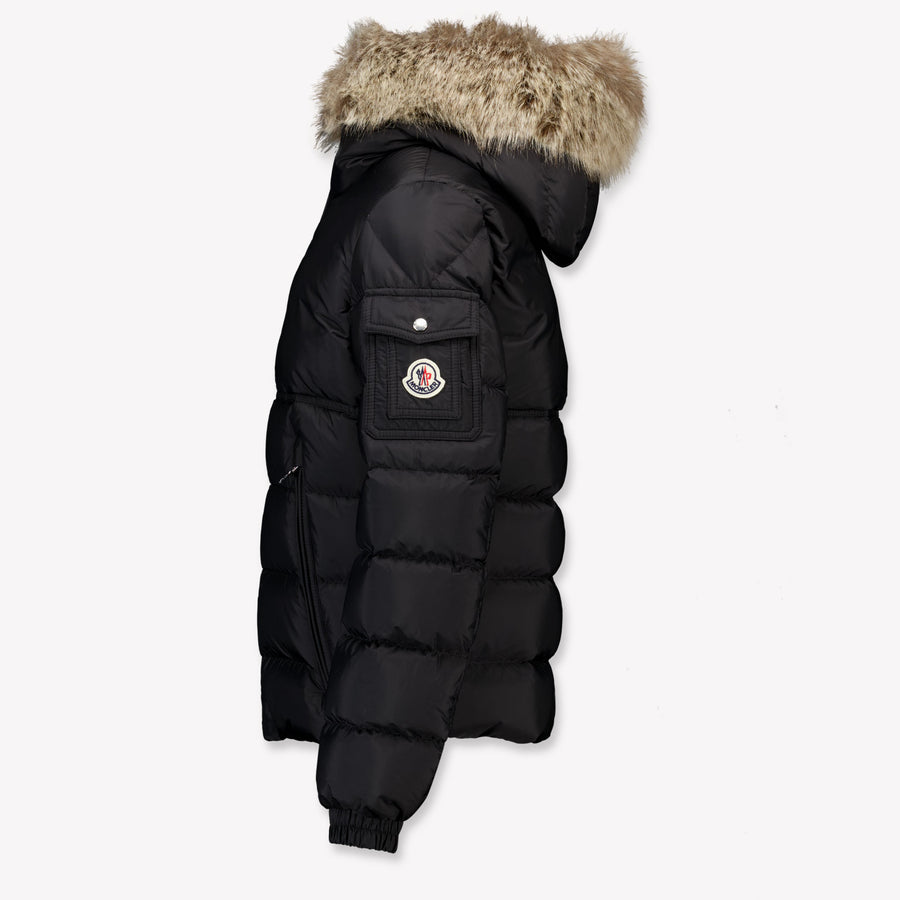 Moncler Nuovo Byron Kinder Ragazzi Cappotti invernali dentro Nero