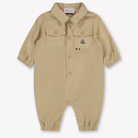 Moncler Baby Jungen Spielanzug In Beige