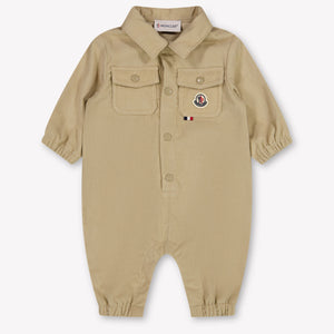 Moncler Baby Jungen Spielanzug In Beige
