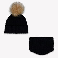 Moncler Bambini Ragazze Cappello dentro Nero
