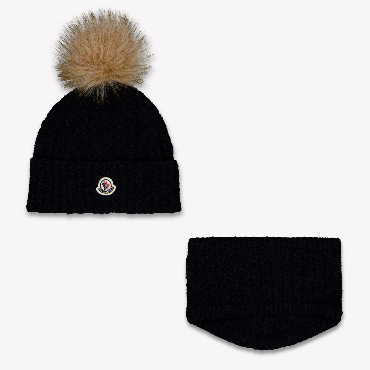 Moncler Bambini Ragazze Cappello dentro Nero