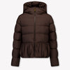 Moncler Elizaveta Kids Girls Jackets In Dark Brown