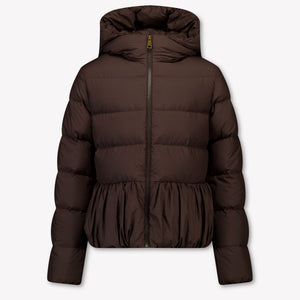 Moncler Elizaveta Mädchen Winterjacke in Dunkelbraun