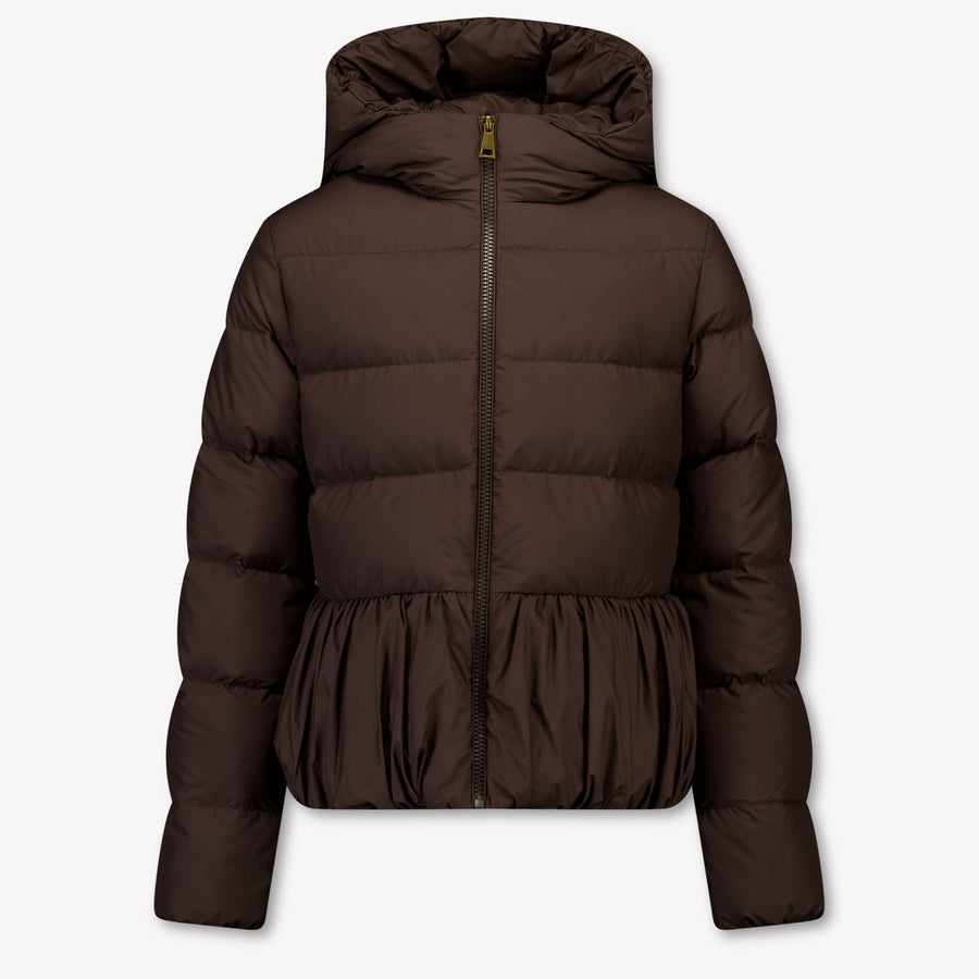 Moncler Elizaveta Mädchen Winterjacke in Dunkelbraun