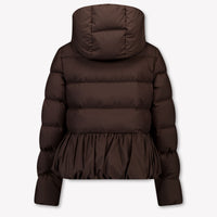 Moncler Elizaveta Mädchen Winterjacke in Dunkelbraun