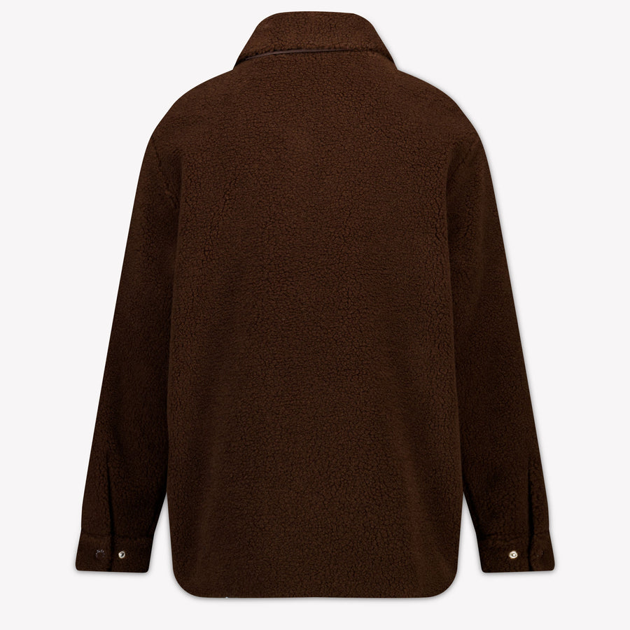 Moncler Kinder Unisex-Weste in Dunkel Braun