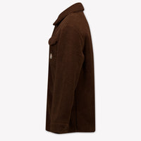 Moncler Kinder Unisex-Weste in Dunkel Braun