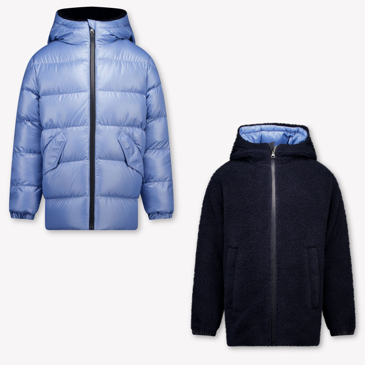 Moncler Varando Kinder Jungen Wintermäntel In Hellblau