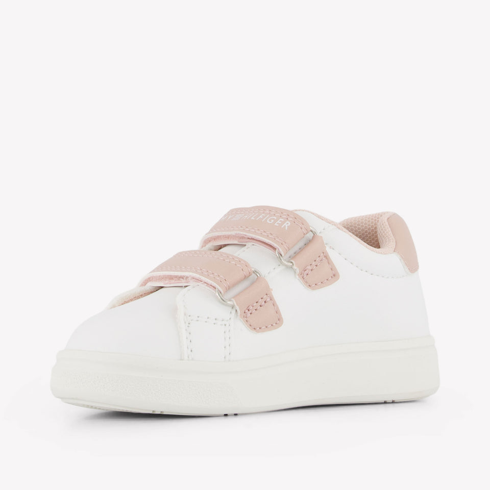 Tommy Hilfiger Chicas Zapatillas en Blanco