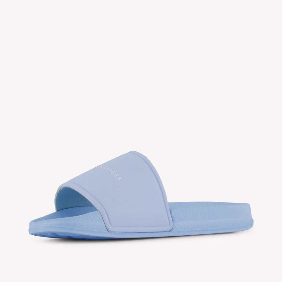 Tommy Hilfiger Unisex-Hausschuhe Hellblau