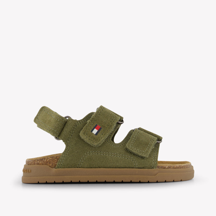Tommy Hilfiger Ragazzi Sandali dentro Esercito