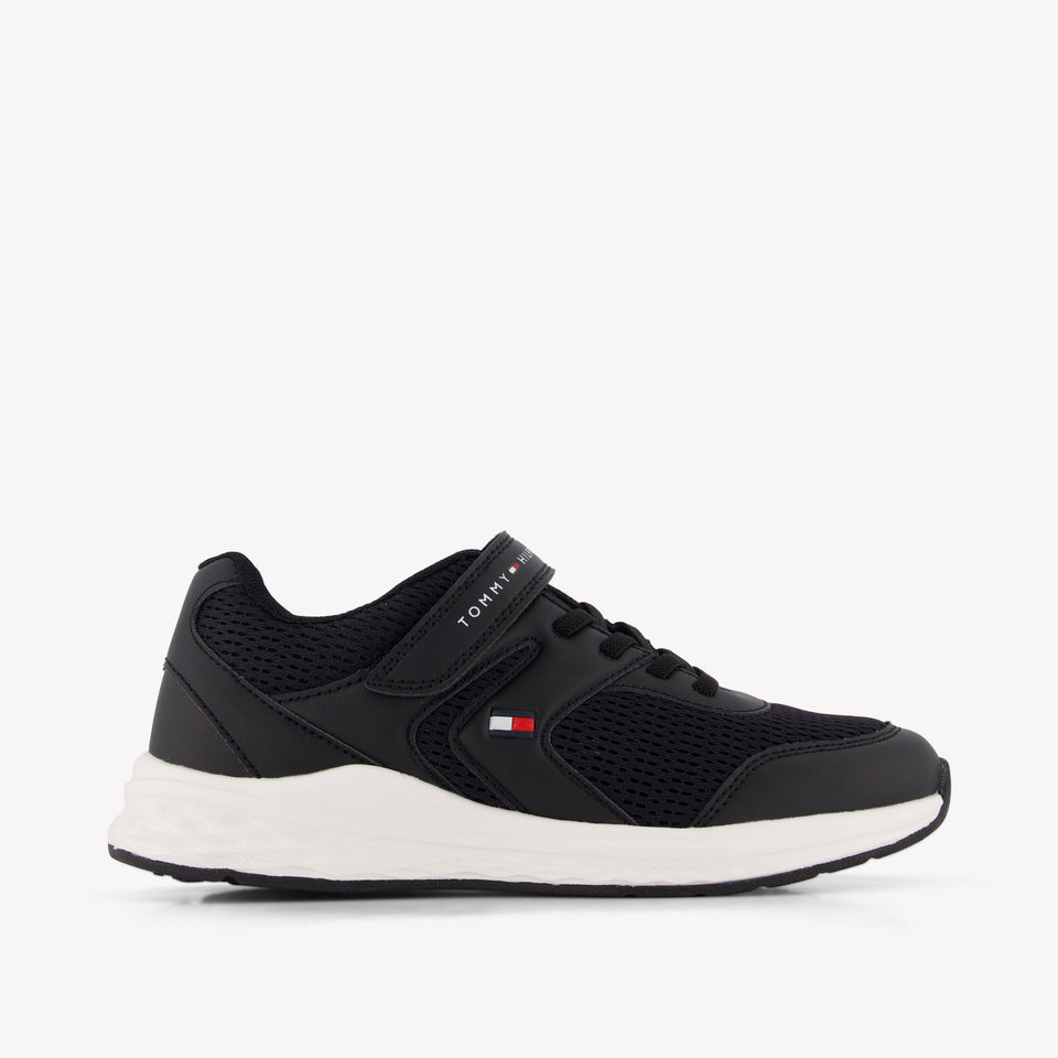 Tommy Hilfiger Boys Sneakers In Black
