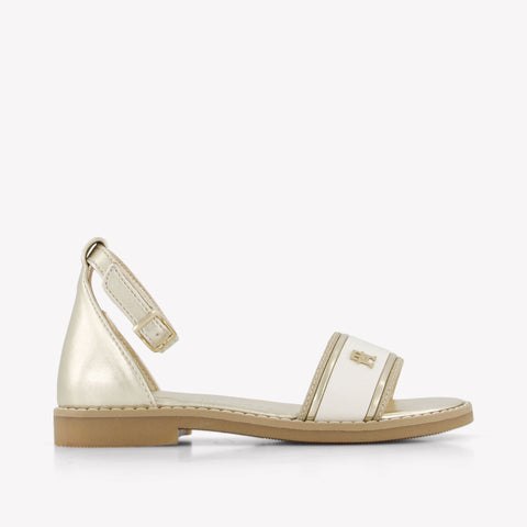 Tommy Hilfiger Chicas Sandalias en Oro