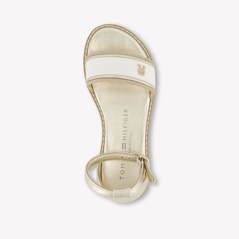 Tommy Hilfiger Chicas Sandalias en Oro