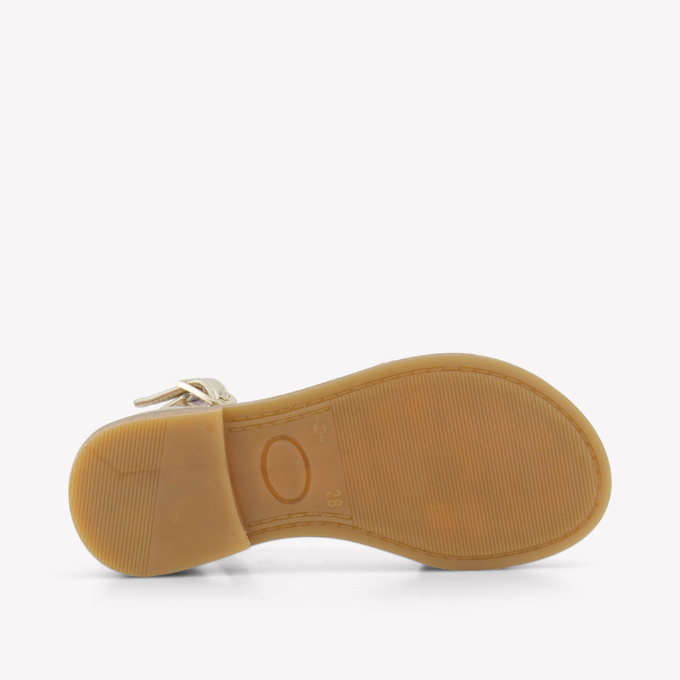 Tommy Hilfiger Chicas Sandalias en Oro