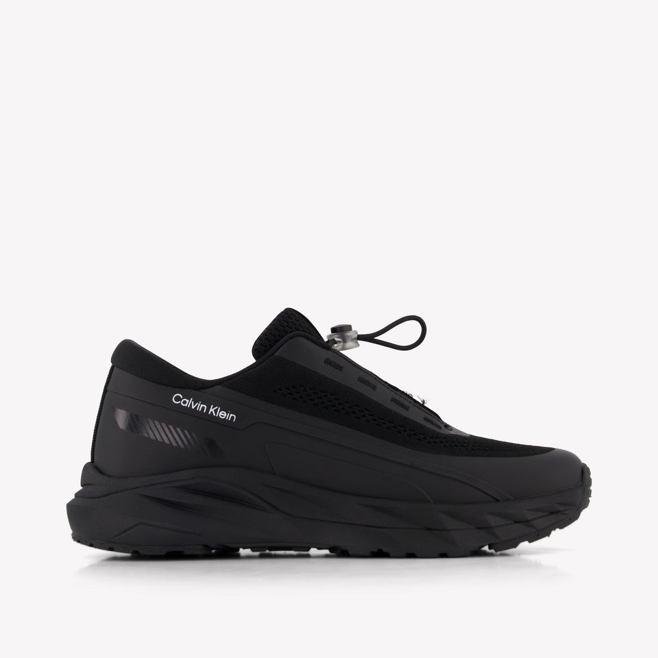 Calvin Klein Garçons Baskets dans Noir