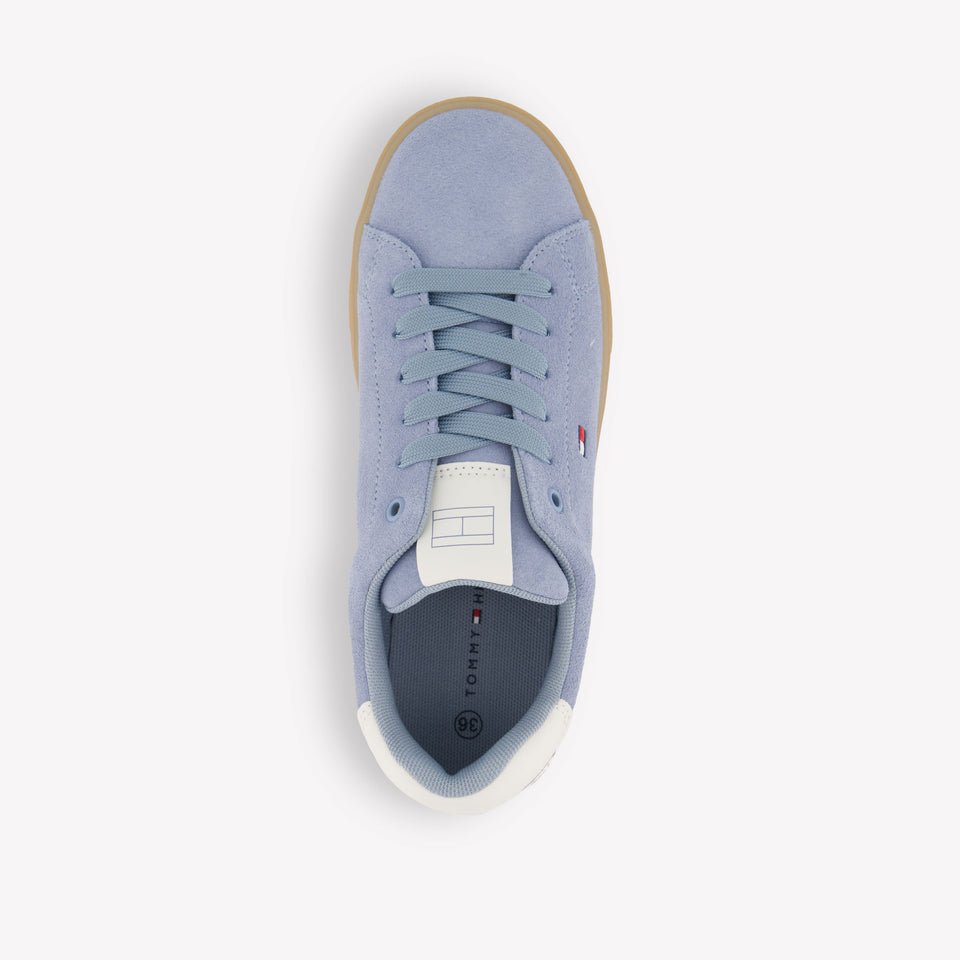 Tommy Hilfiger Unisexe Baskets dans Bleu Clair