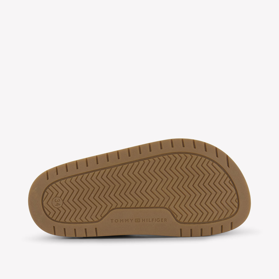 Tommy Hilfiger Filles Pantoufles Beige