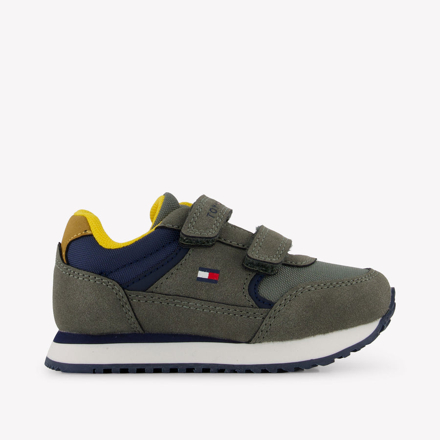Tommy Hilfiger Garçons Baskets dans Armée