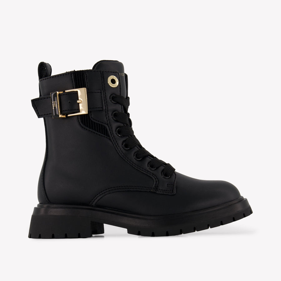 Tommy Hilfiger Kinder Mädchen Stiefel In Schwarz