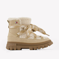 Tommy Hilfiger Kinder Mädchen Schneestiefel In Beige