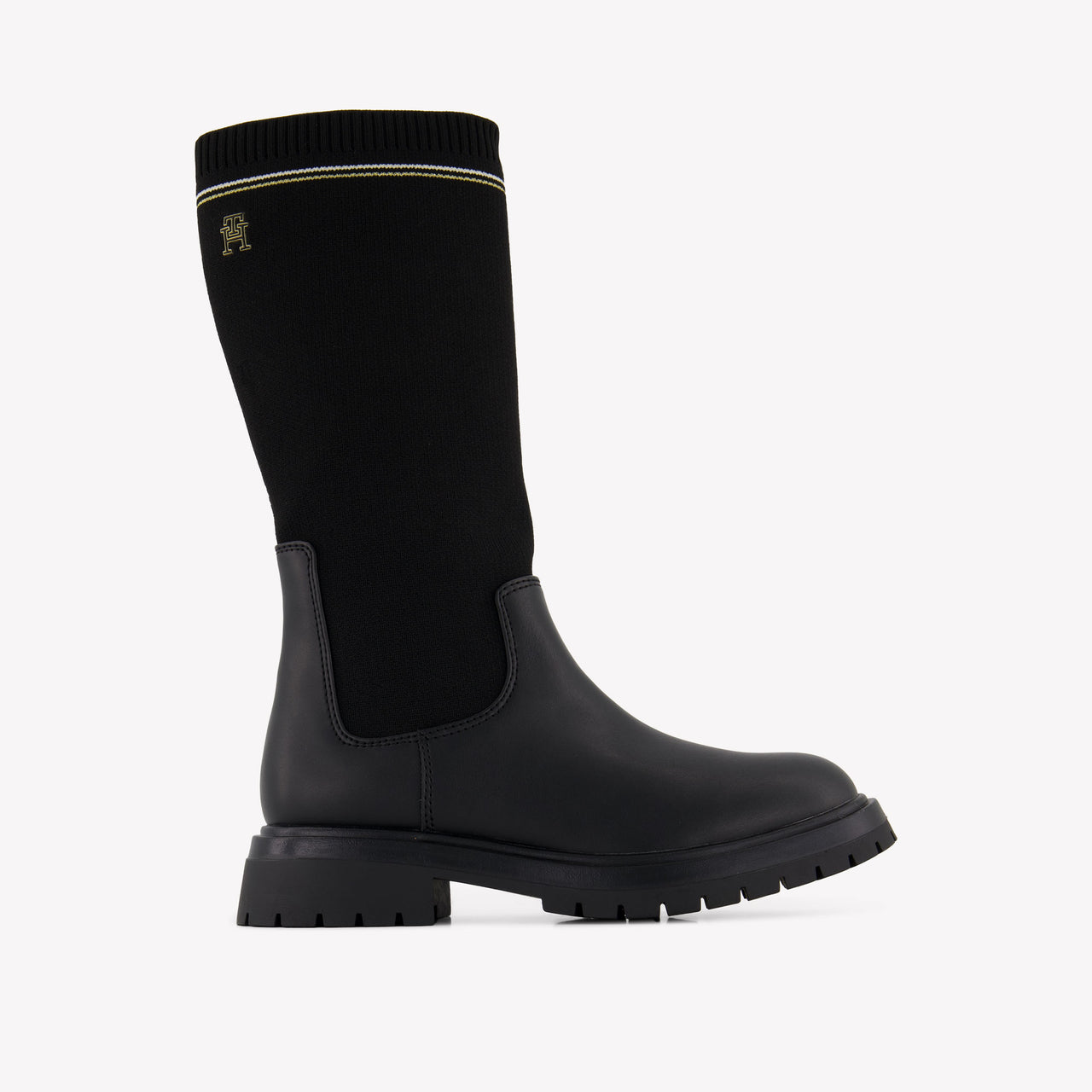 Tommy Hilfiger Kinder Mädchen Stiefel rein Schwarz