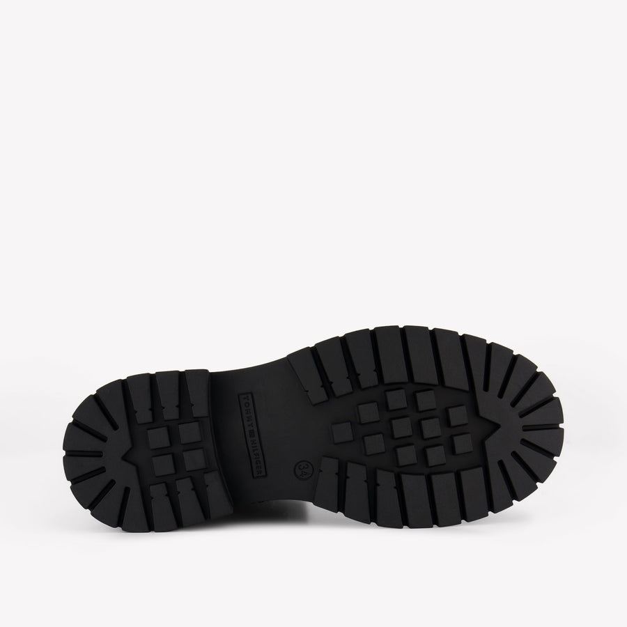 Tommy Hilfiger Kinder Mädchen Stiefel rein Schwarz