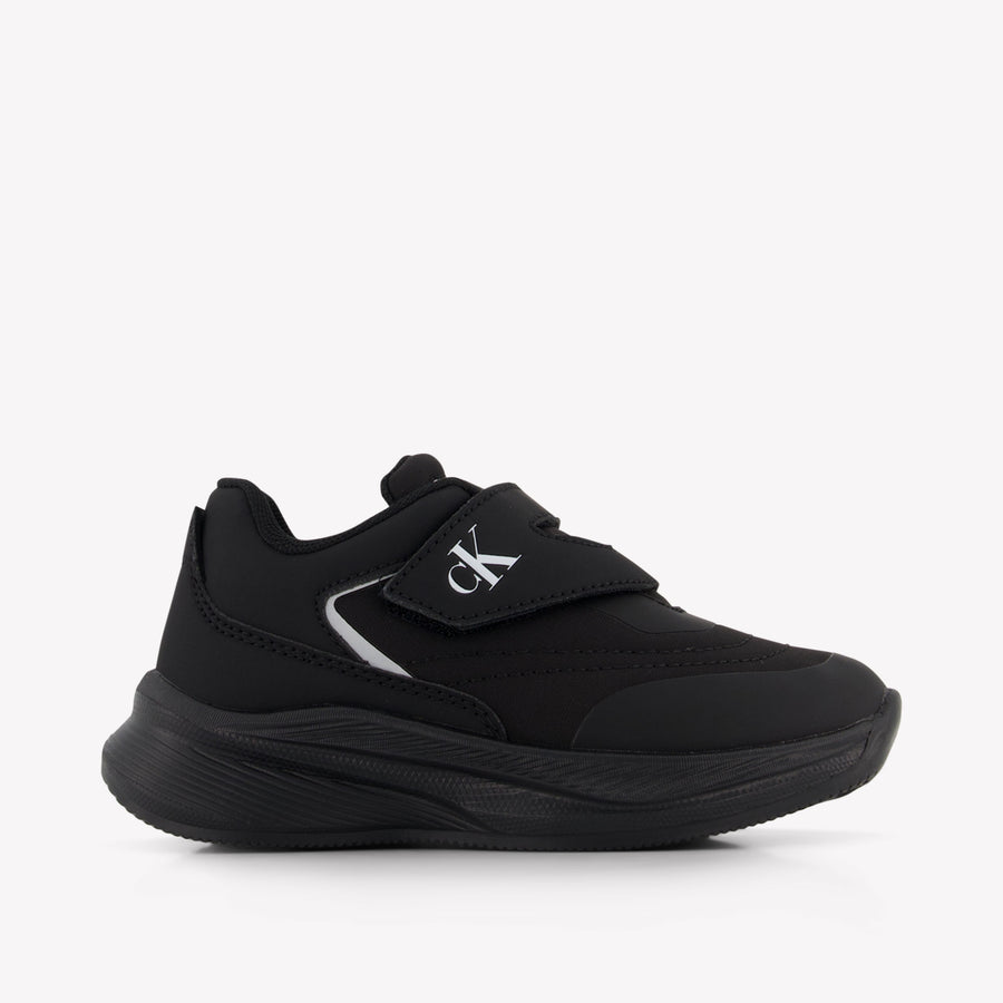Calvin Klein Garçons Baskets dans Noir