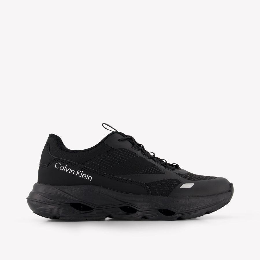 Calvin Klein Garçons Baskets dans Noir