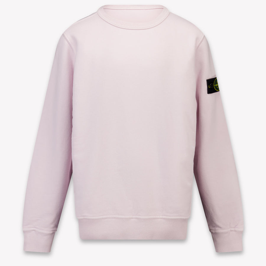 Stone Island niños Chicos suéter en Rosa claro