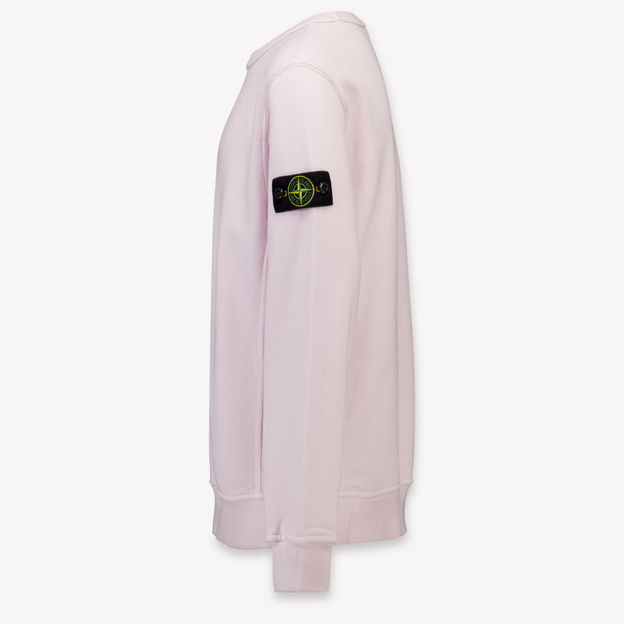 Stone Island niños Chicos suéter en Rosa claro