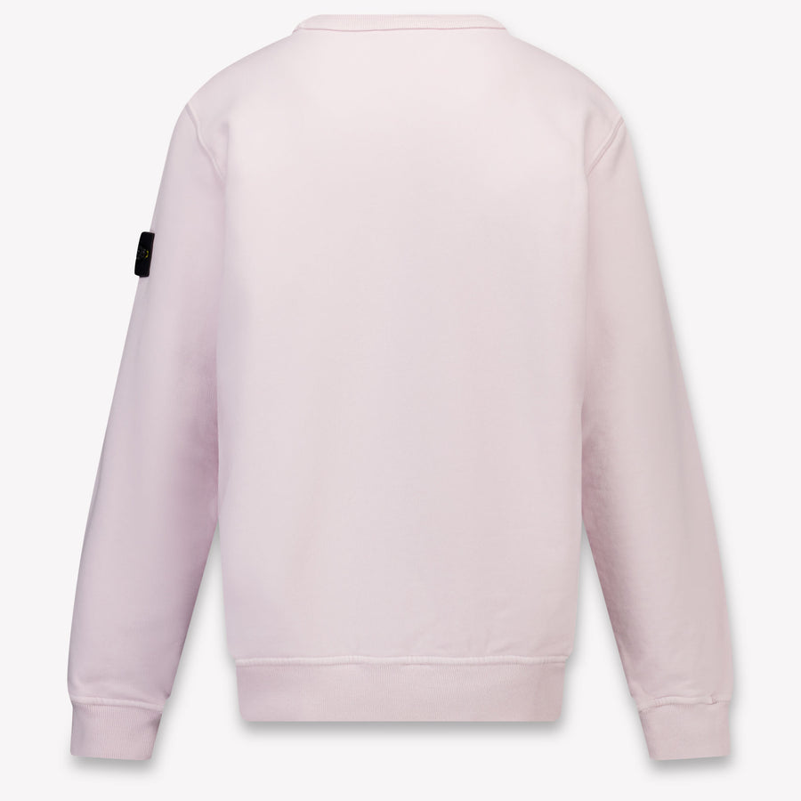 Stone Island niños Chicos suéter en Rosa claro