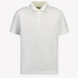 Fendi Kinder Jungen Polo In Weiß