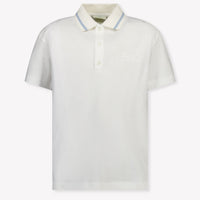 Fendi Bambini Ragazzi Polo In Bianco
